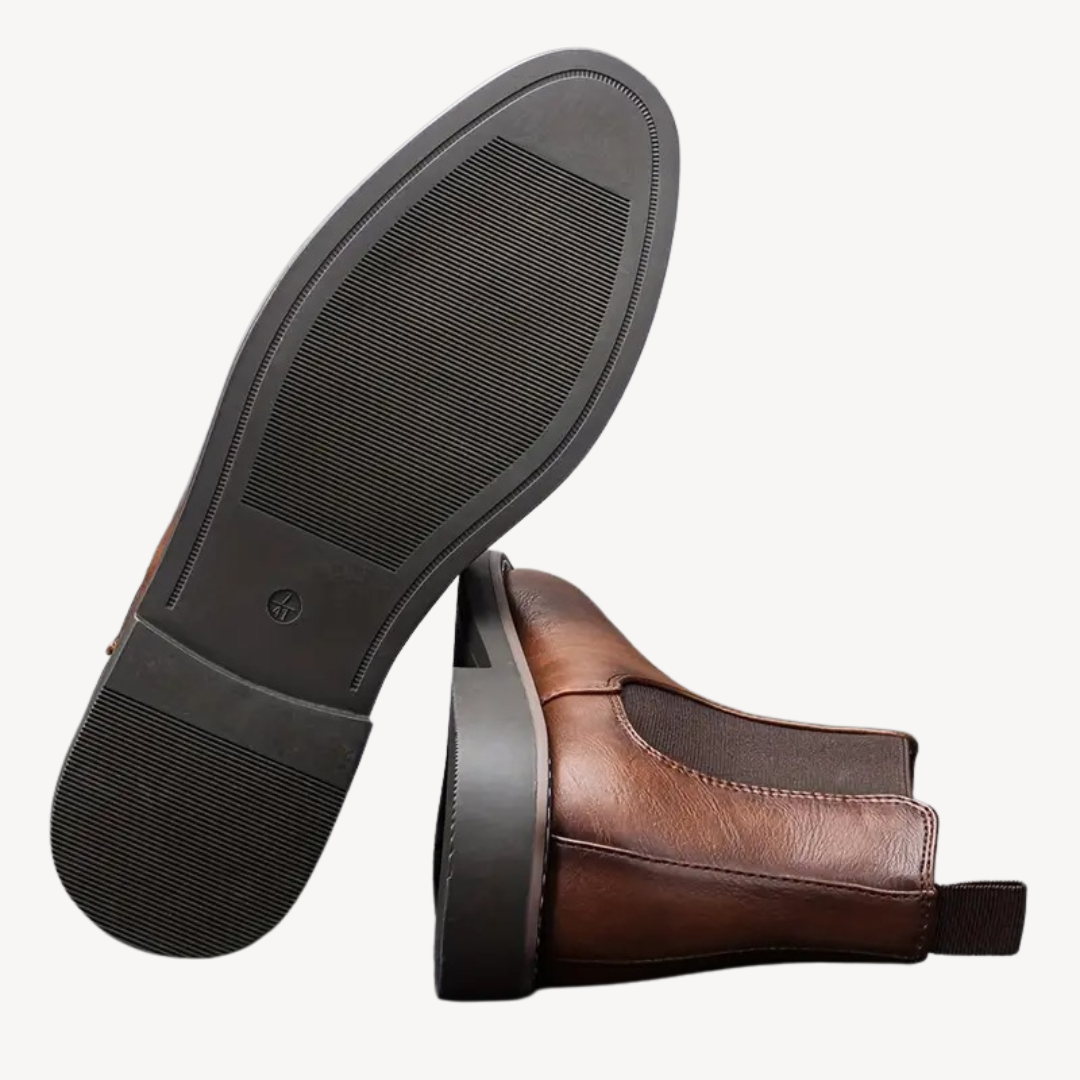 Men's Genuine Brown Ankle Boots