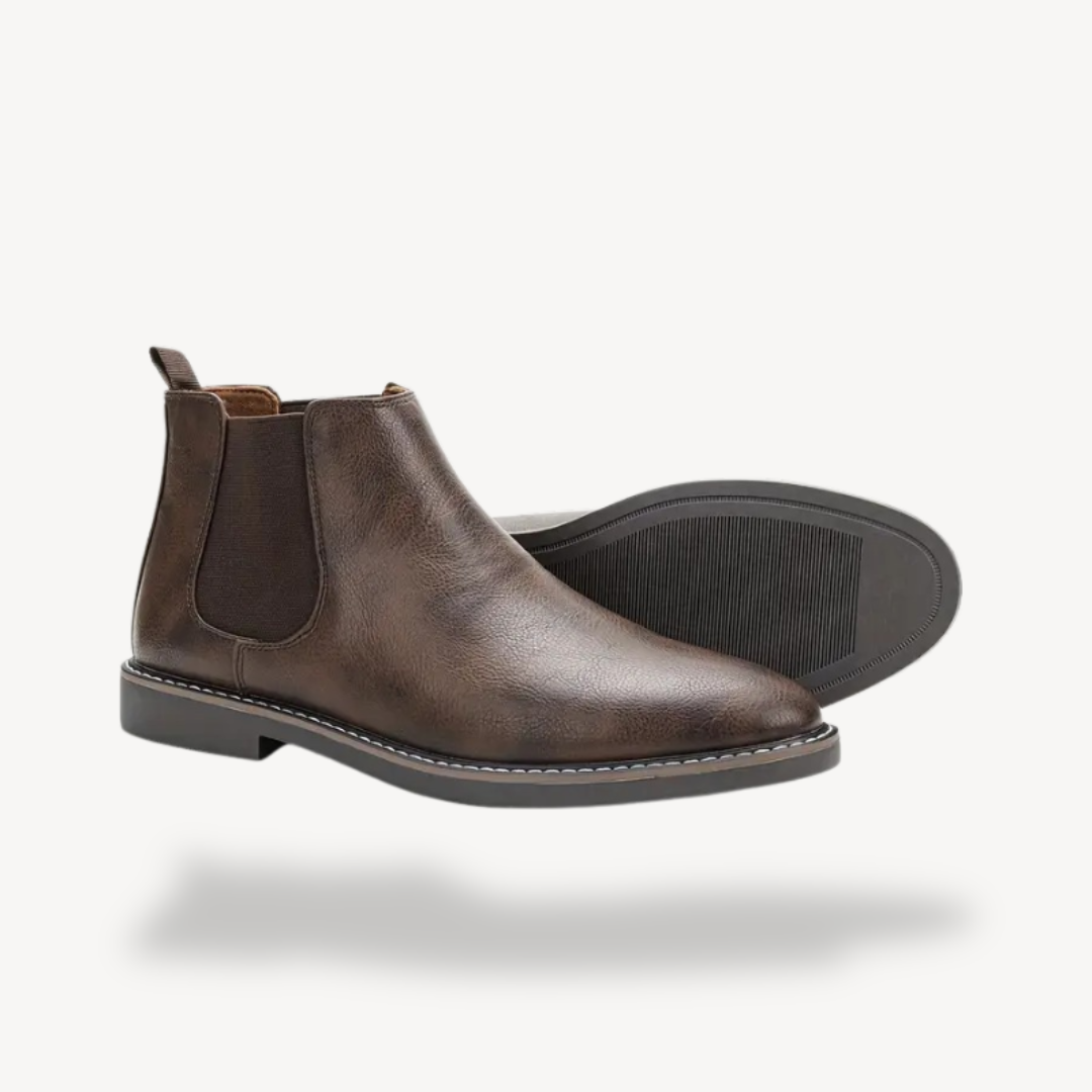 Men's Genuine Brown Ankle Boots