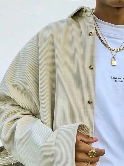 Men's Casual Oversized Corduroy Jacket