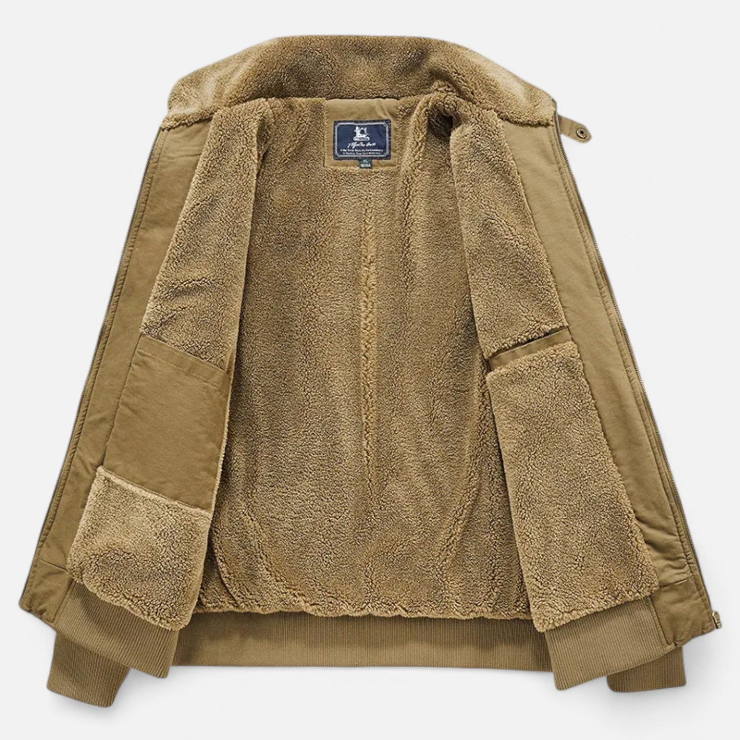 Men's Fleece Lined Bomber Coat