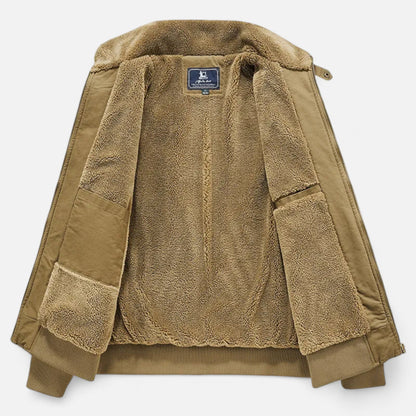 Men's Fleece Lined Bomber Coat
