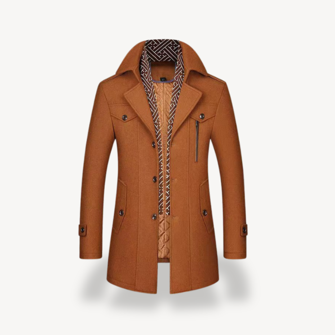 Warm Navy Blue Winter Coat