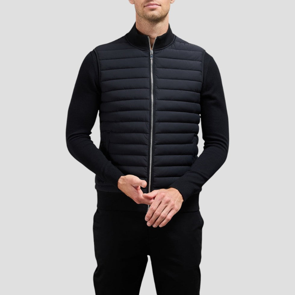 Warm Men's Quilted Sleeveless Puffer Vest Jacket