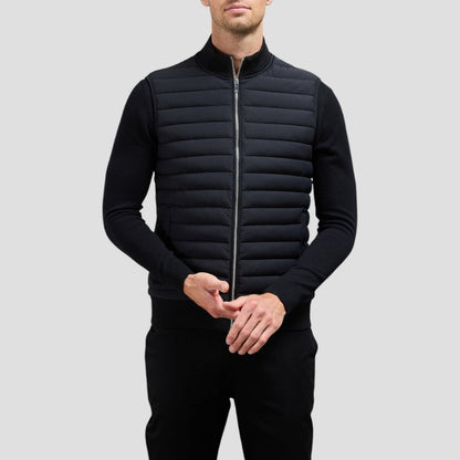 Warm Men's Quilted Sleeveless Puffer Vest Jacket