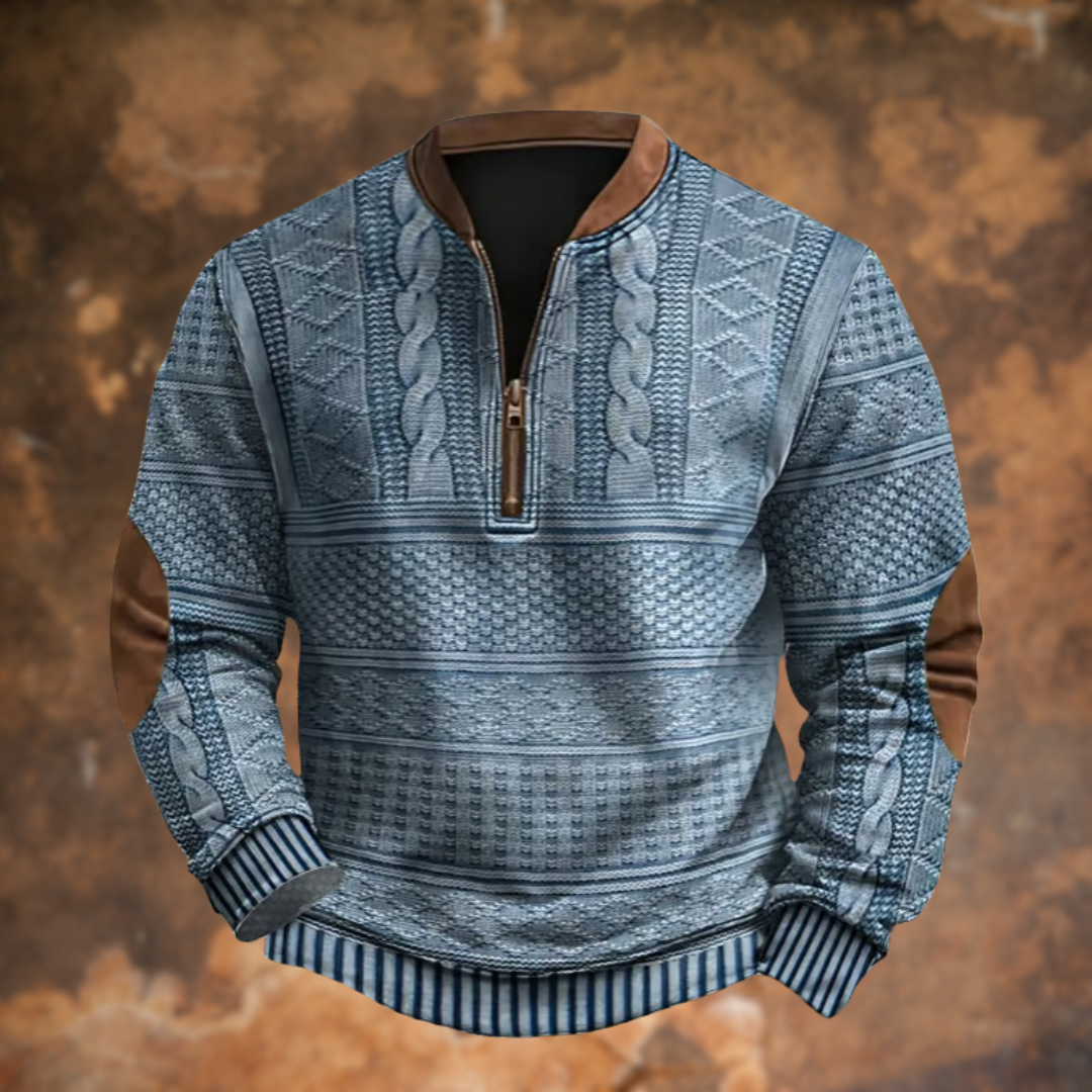 Comfortable Men's Everyday Crew Sweater - OutfitLondon