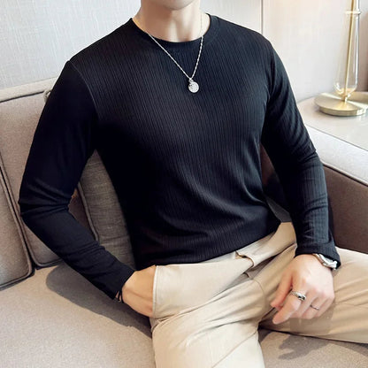 Classic Men's Warm Wool Sweater - OutfitLondon