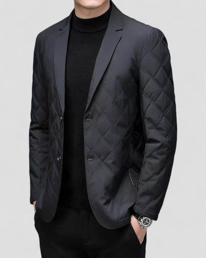 Luxury Padded Mens Blazer Jacket - OutfitLondon