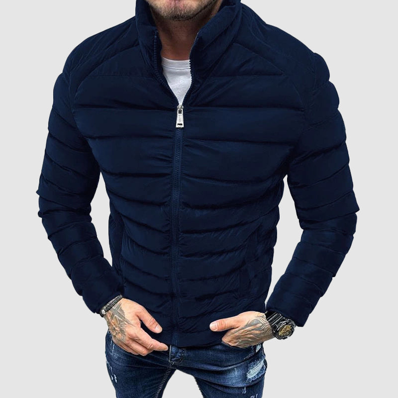 Warm Quilted Down Men's Winter Parka Jacket