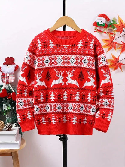 Festive Holiday Reindeer Sweater for Men - OutfitLondon