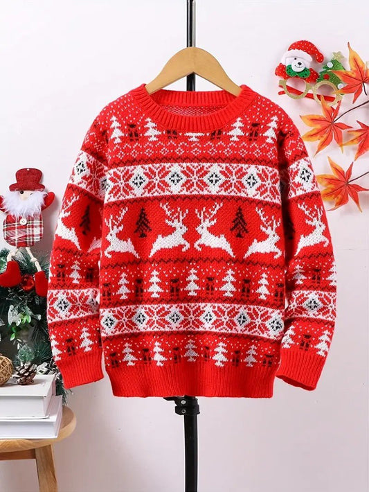 Festive Holiday Reindeer Sweater for Men - OutfitLondon