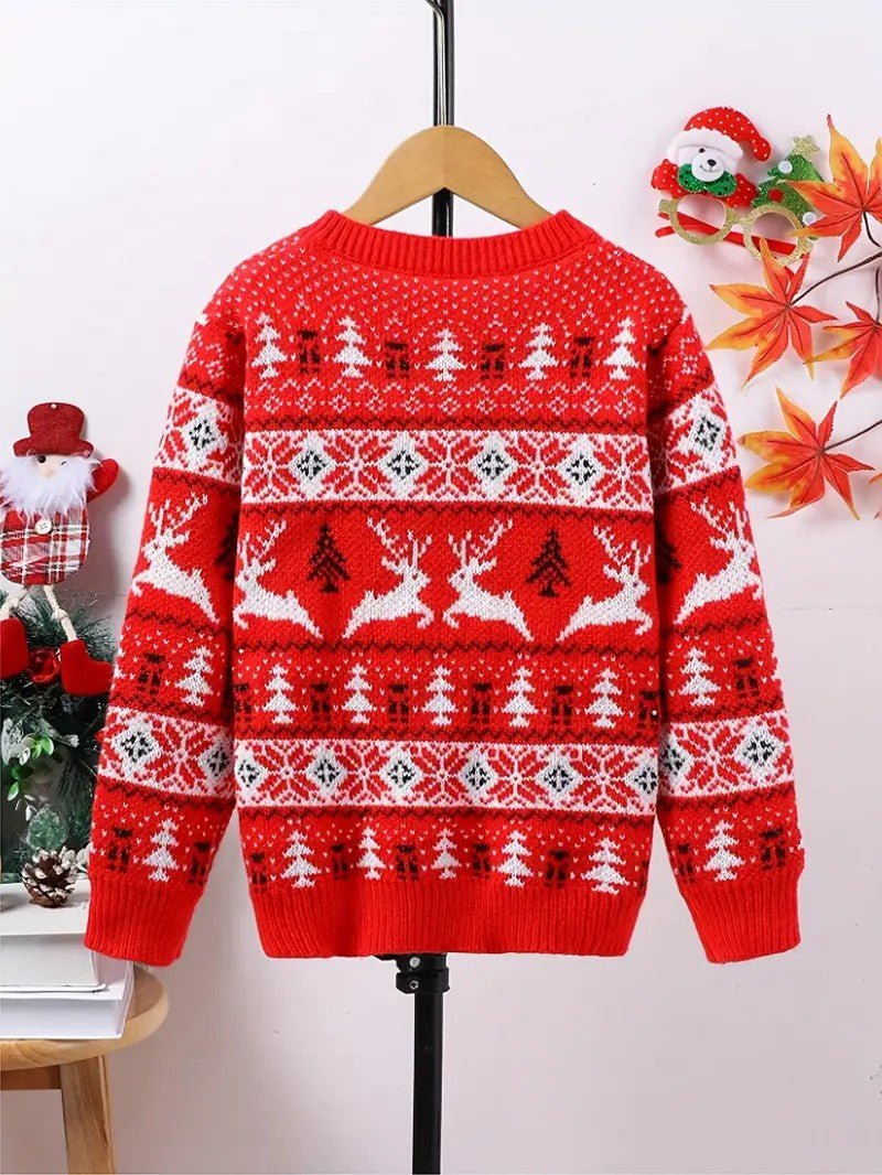 Festive Holiday Reindeer Sweater for Men