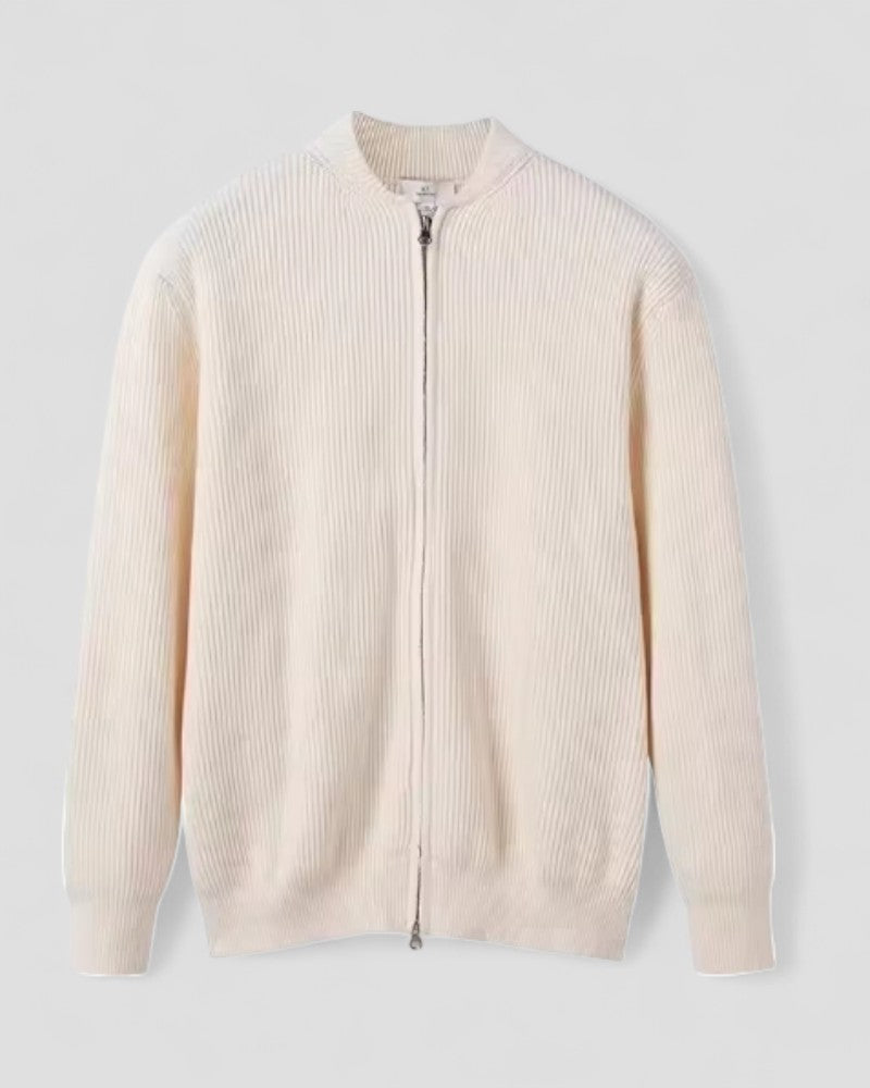 Classic Crew Neck Zipper Sweater - OutfitLondon