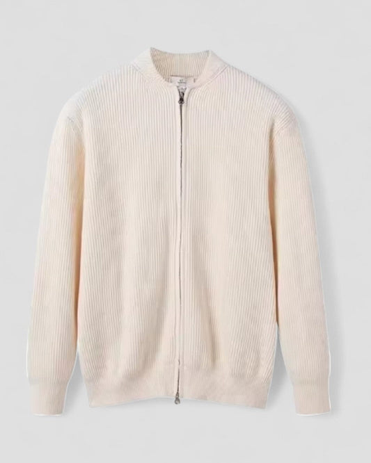 Classic Crew Neck Zipper Sweater - OutfitLondon