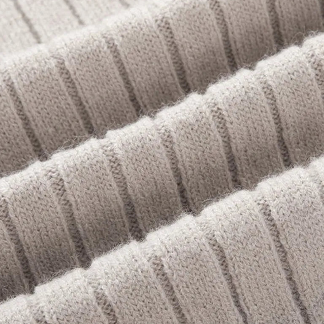 Slim Fit Men's Quarter Zip Pullover Sweater