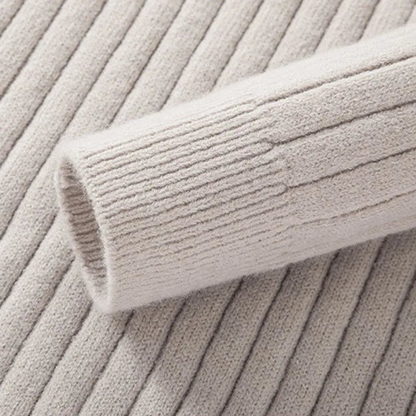 Slim Fit Men's Quarter Zip Pullover Sweater