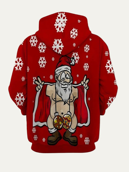 Men's Humorous Xmas Sweatshirt Hoodie