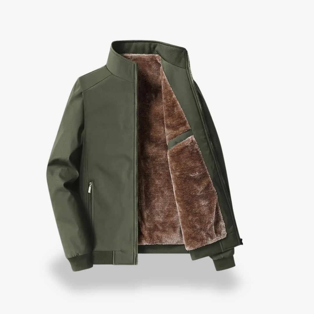 Warm Faux Fur Insulated Mens Winter Jacket - OutfitLondon