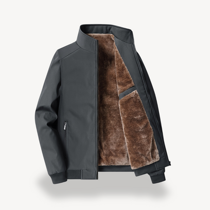 Warm Fleece Lined Mens Winter Jacket