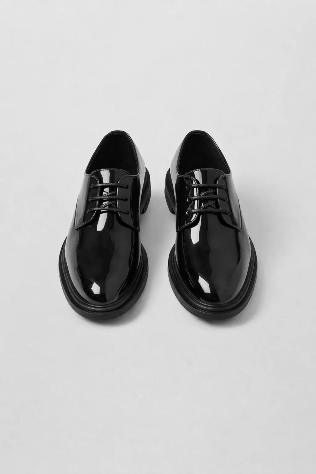 Men's Elegant Leather Lace-Up Derby Shoes
