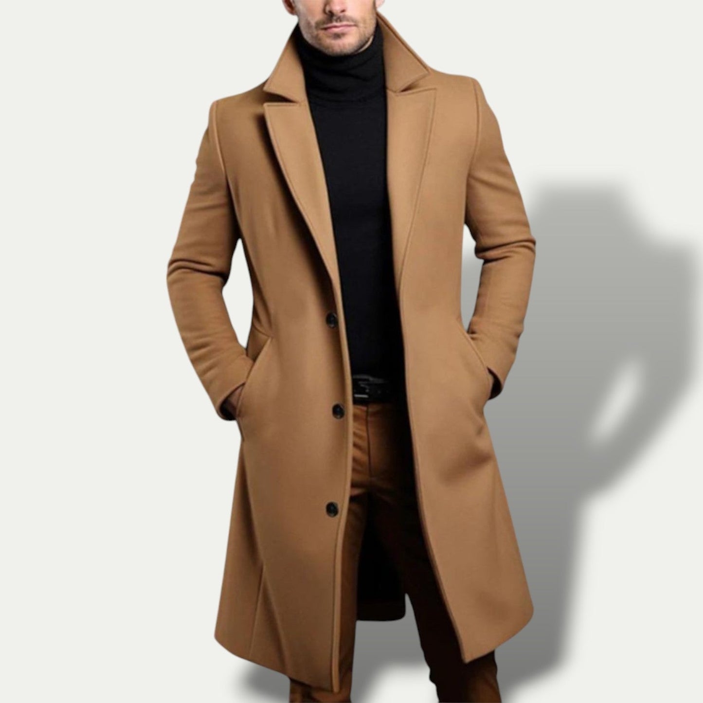 Men's Traditional Double Breasted Overcoat