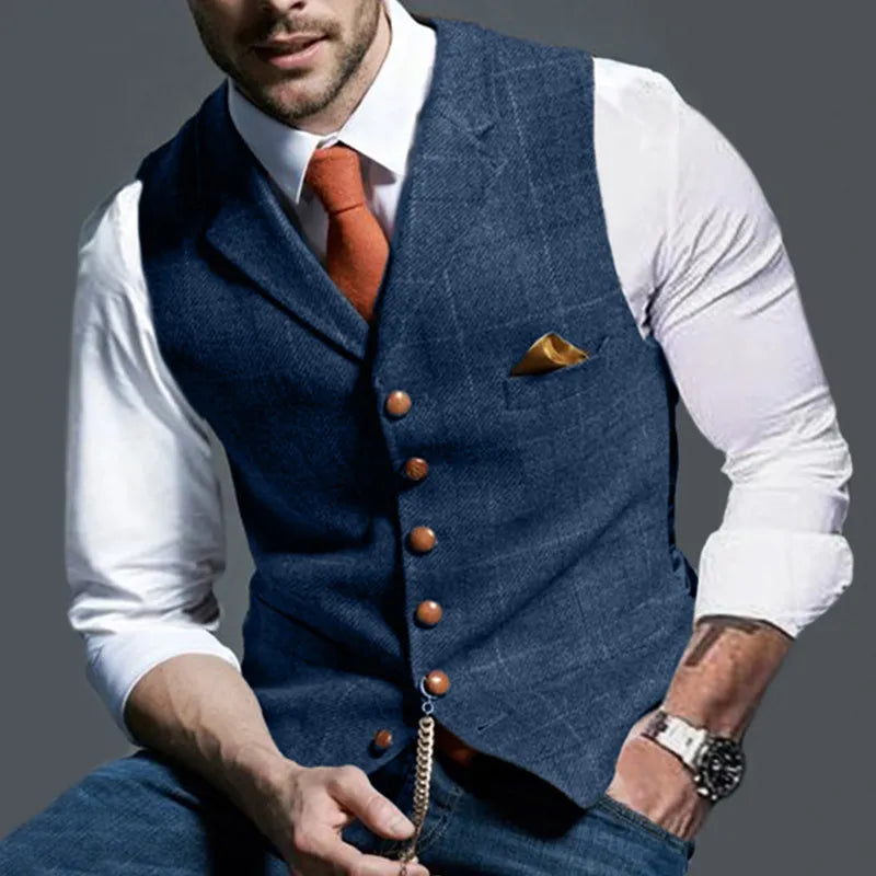 Fashionable Sleeveless Men's Vest - OutfitLondon