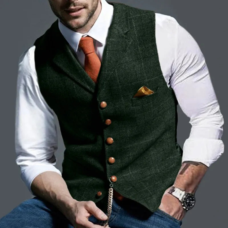 Fashionable Sleeveless Men's Vest