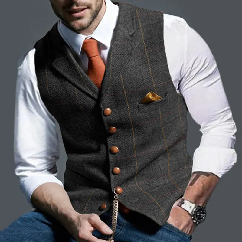 Fashionable Sleeveless Men's Vest