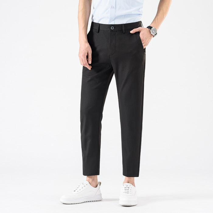 Men's Tailored Fit Slim Trousers - OutfitLondon