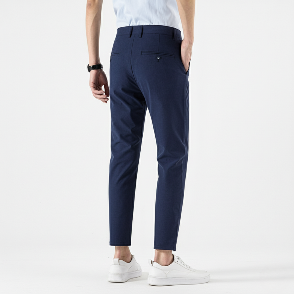 Men's Tailored Fit Slim Trousers