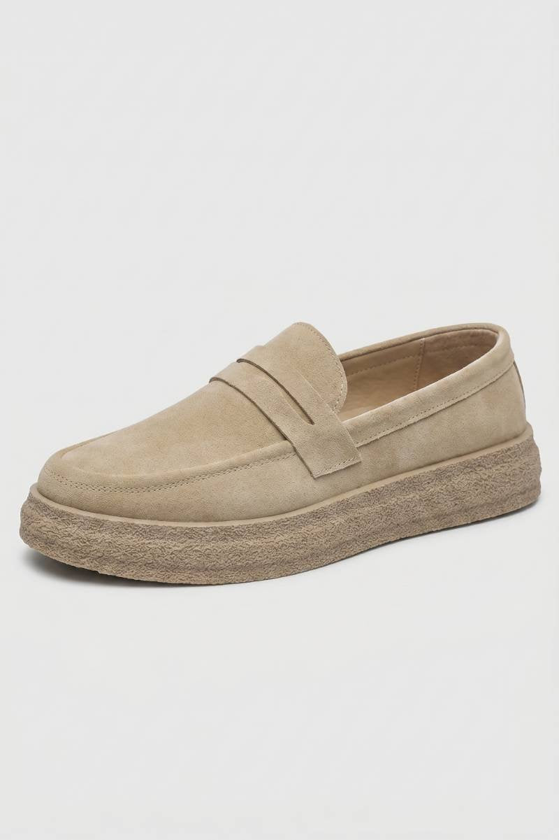 Men's Casual Leather Slip-On Loafers