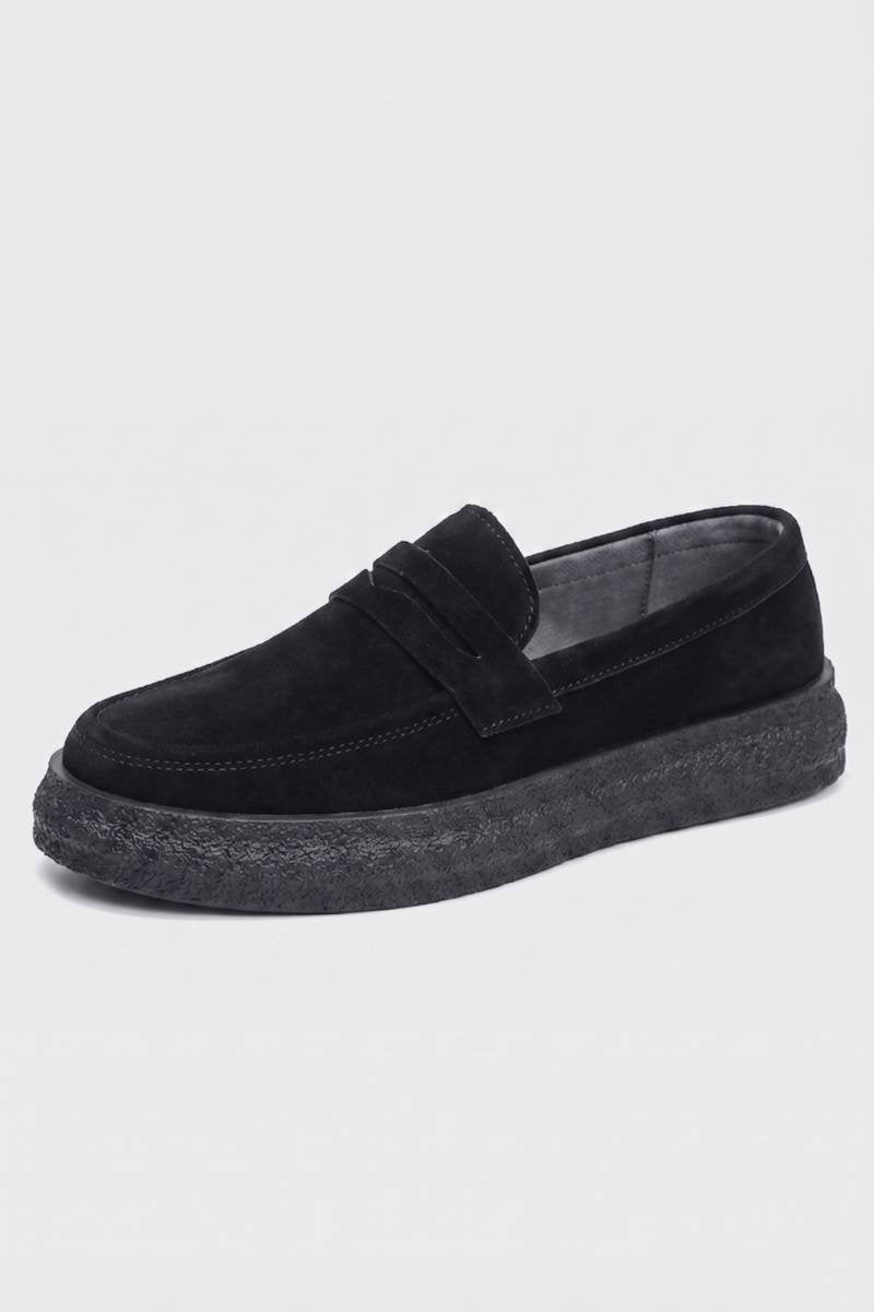 Men's Casual Leather Slip-On Loafers