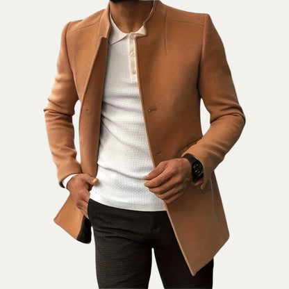 Men's Classic Fit Short Trench Coat - OutfitLondon