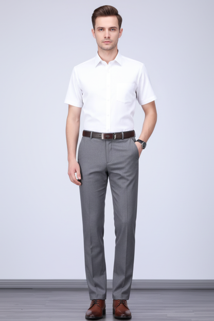 Slim Fit Black Dress Pants – Comfortable Casual Trousers
