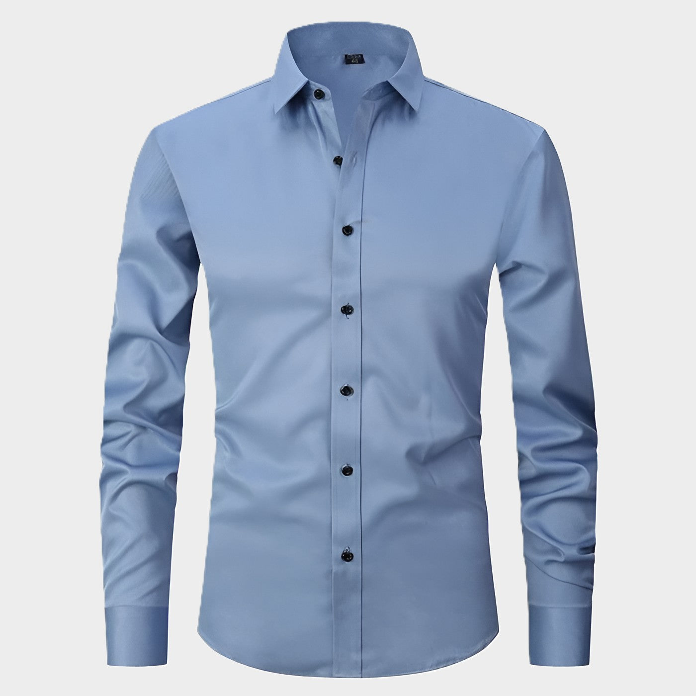 Breathable Men's Dress Shirt Easy Care Moisture Control