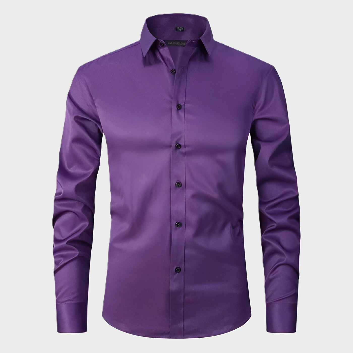 Breathable Men's Dress Shirt Easy Care Moisture Control