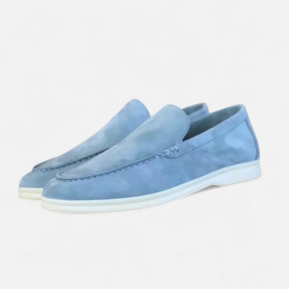 Soft Leather Mens Slip On Driving Shoes