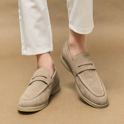 Men's Leather Slip On Comfortable Loafers Shoes