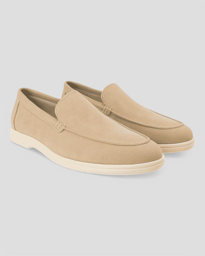 Luxury Leather Slip On Dress Loafers For Men - OutfitLondon