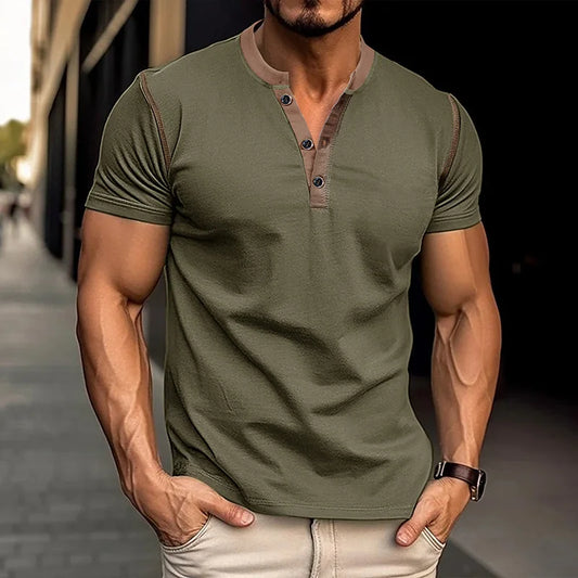 Men's Casual Cotton Crewneck T-Shirt