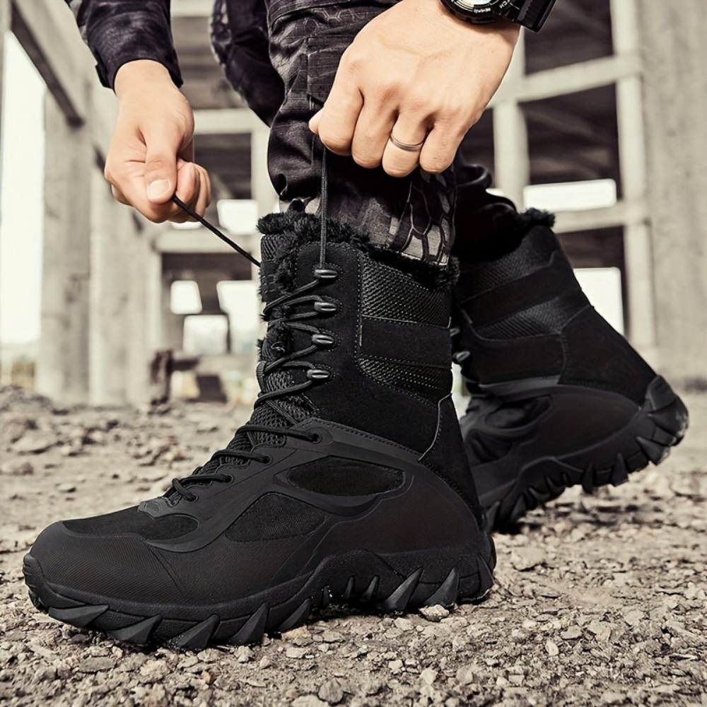Rugged Waterproof Hiking Combat Boots For Men