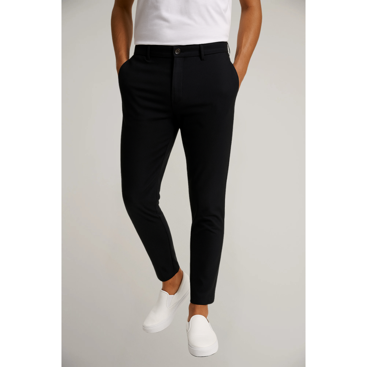 Men's Tailored Straight Leg Dress Pants