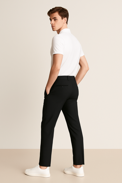 Men's Tailored Straight Leg Dress Pants