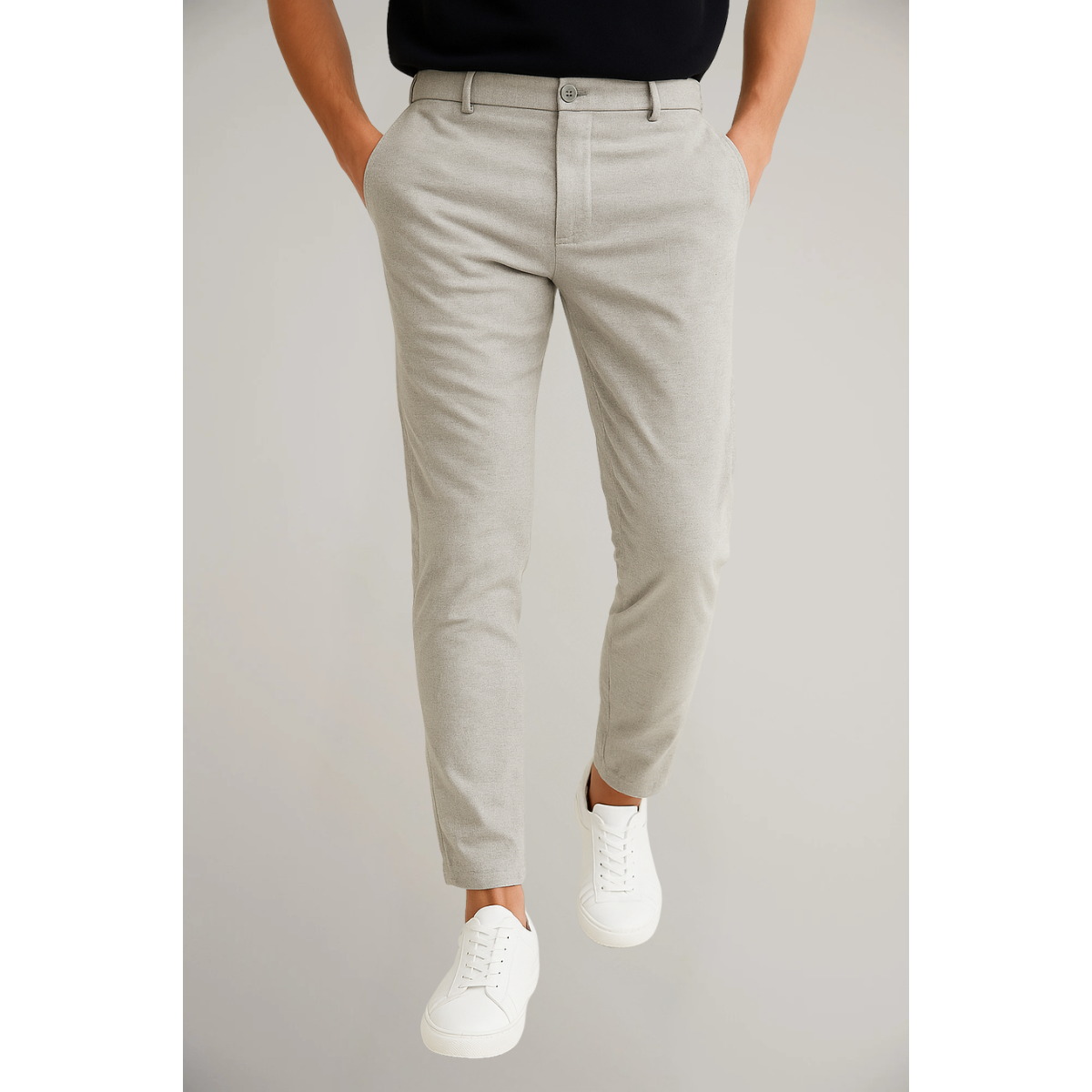 Men's Tailored Straight Leg Dress Pants