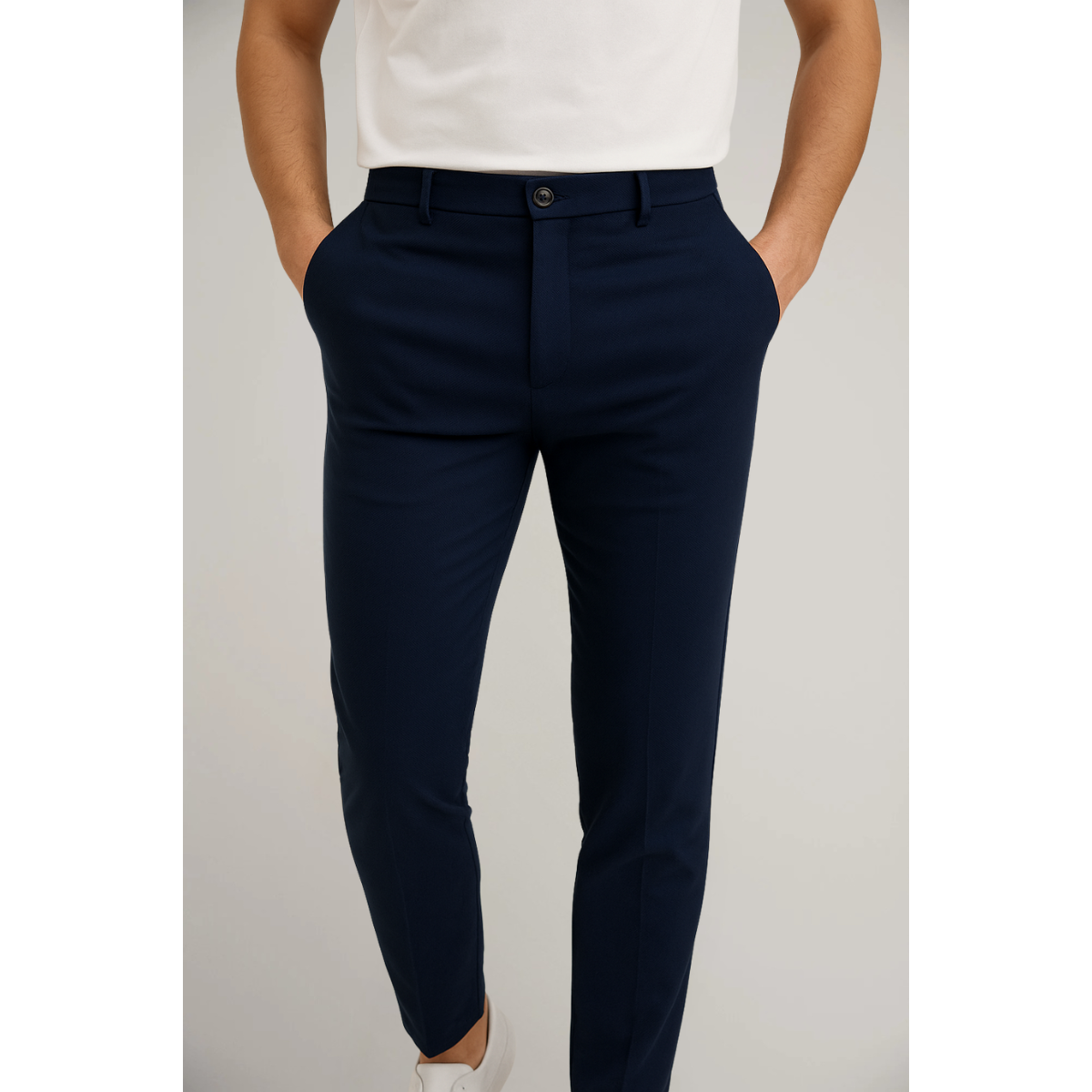 Men's Tailored Straight Leg Dress Pants