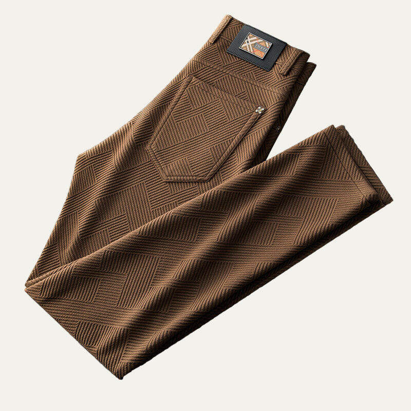 Men's Regular Fit Stretch Pants - OutfitLondon