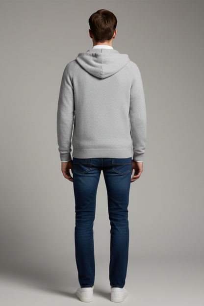 Warm Mens Oversized Hoodie Cardigan