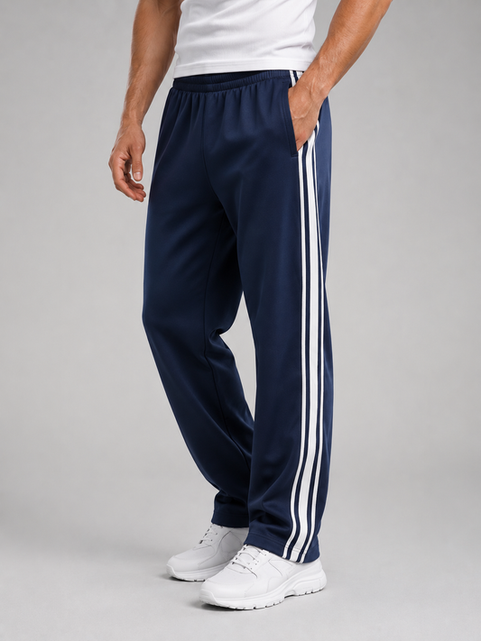 Men's Casual Relaxed Fit Track Pants with Pockets