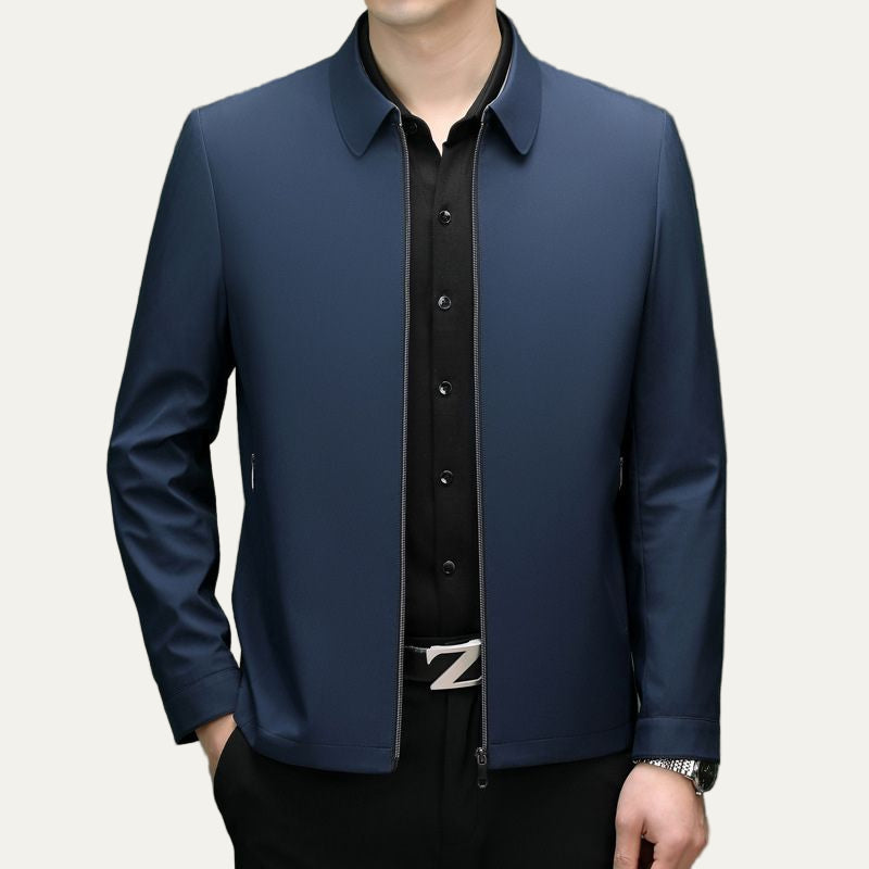 Slim Fit Men's Water Resistant Zip Up Jacket - OutfitLondon