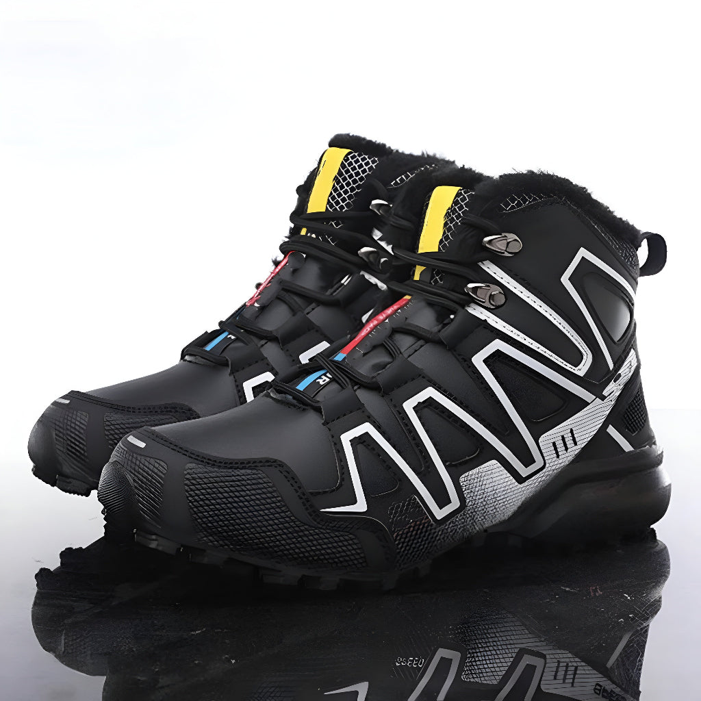 Durable Mens Trekking Boots Traction Hiking Shoes - OutfitLondon