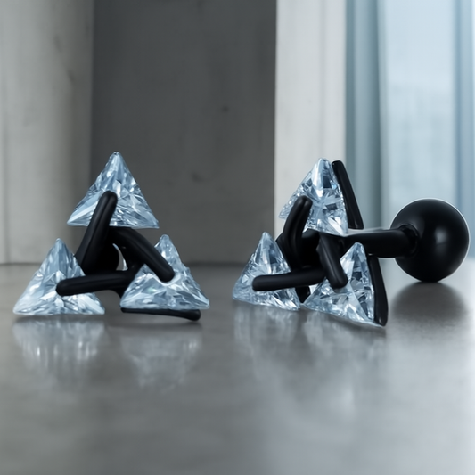 Modern Minimalist Mens Stud Earrings - OutfitLondon